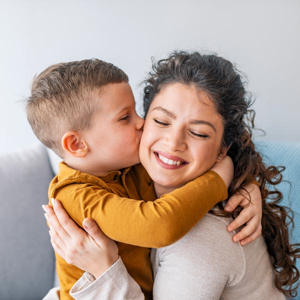 mother and son