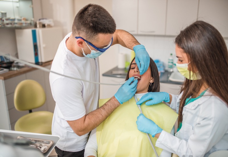 Cosmetic dental treatments for smile makeover at a clinic in Plainfield, IN
